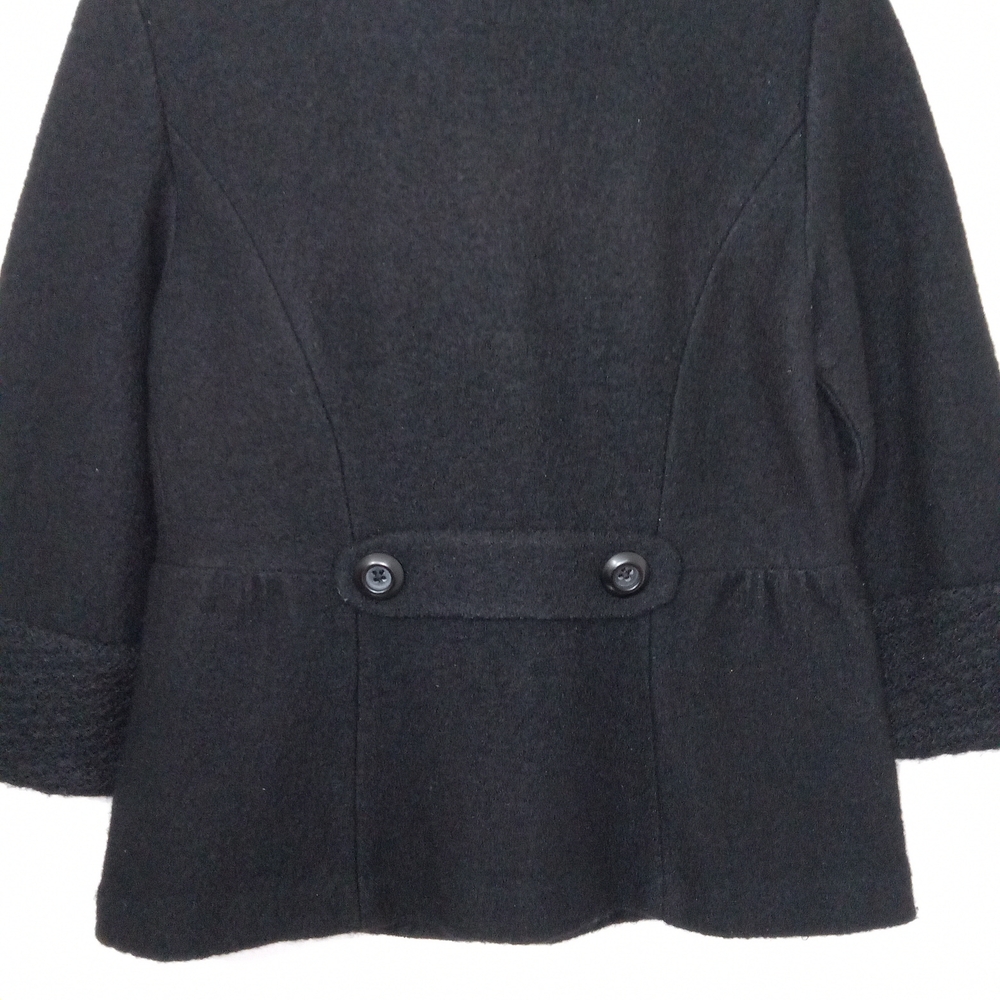 VTG Classiques Entier Boiled  Wool Jacket/ Blazer 3/4 Sleeve Career Office Sz S - Picture 6 of 15